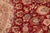Art Nouveau Medallion 1990's Pak-Persian Red/Blue Wool Rug - 6'0'' X 9'3'' For Sale In New York - Image 6 of 9