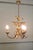 Vintage French Toleware Gilded Chandelier, 1960 For Sale - Image 3 of 8