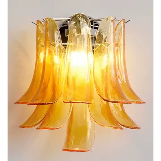 Vintage Murano Glass Wall Lamp from Mazzega, 1970s For Sale - Image 9 of 9