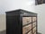 Blackened Wooden Cardboard Box Cabinet For Sale - Image 3 of 8