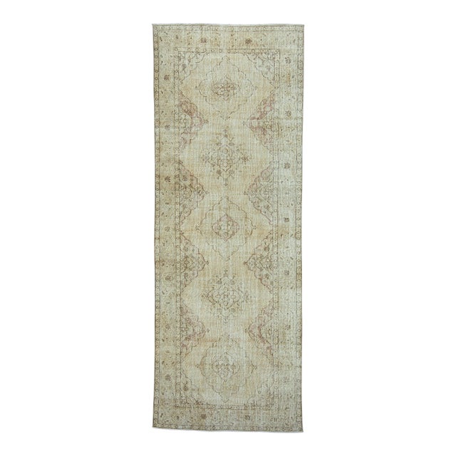Turkish Vintage Rug 4'9" x 12'10" #20776 For Sale