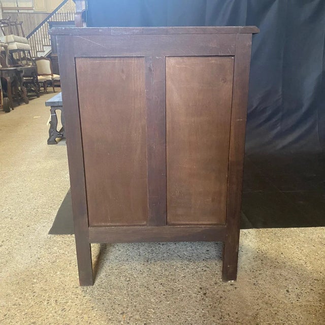 French 19th Century Louis XV Provincial Oak Petite Buffet Cabinet For Sale - Image 12 of 12