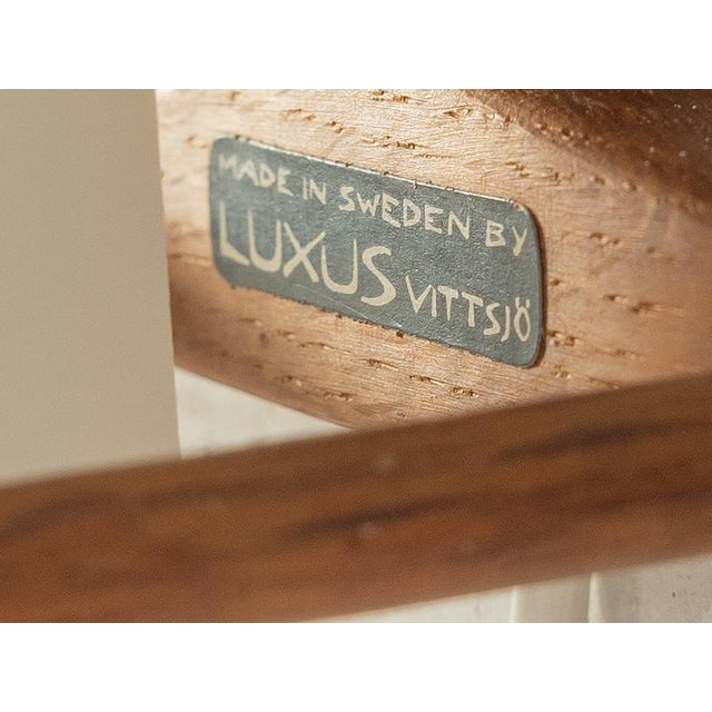 Brown Vintage Wall Lamp with Wood by Uno & Östen Kristiansson for Luxus, 1960s For Sale - Image 8 of 9