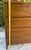 Brown Vintage Dixie Furniture Co. Walnut 5-Drawer Highboy Chest, Mid-Century Modern For Sale - Image 8 of 9