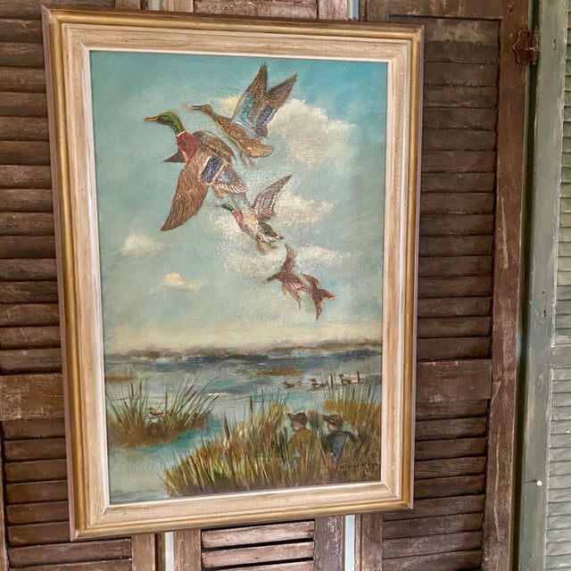 American Vintage Mildred Niesse Oil on Canvas Birds For Sale - Image 3 of 17