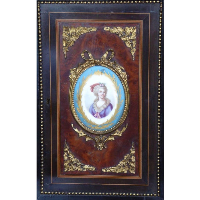 19th Century Amboyna and Ebony Cabinet For Sale - Image 5 of 11