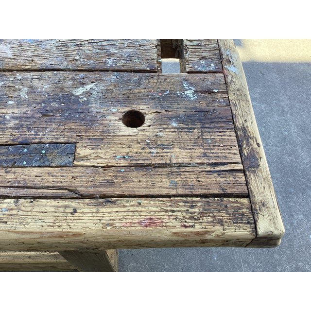 French Artisan Bench/Console For Sale - Image 10 of 13