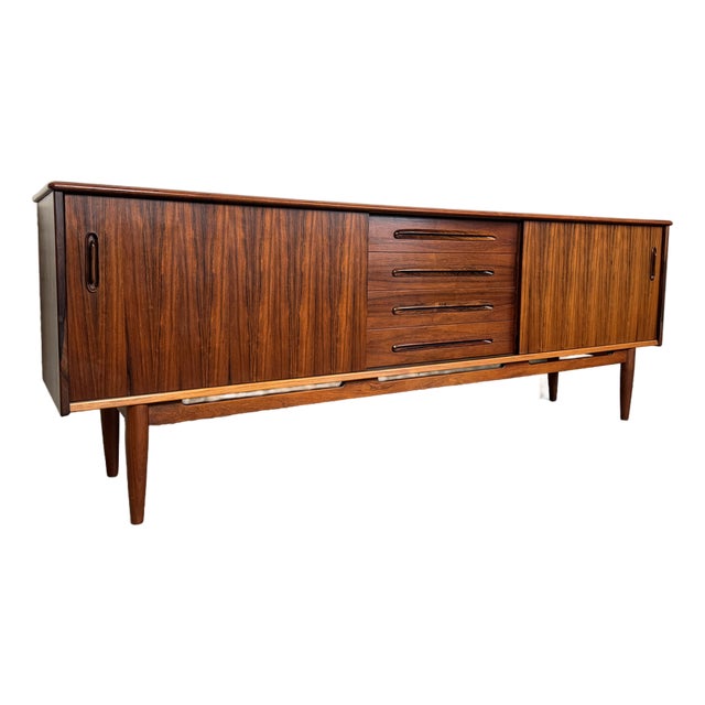 Nils Jonsson 'Cortina' Rosewood Credenza for Troeds Bjärnum, 1960s, Denmark For Sale