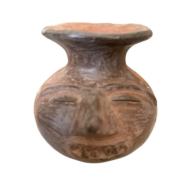 Vintage Anthropomorphic Earthenware Effigy Vessel For Sale - Image 4 of 11