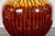 Hand-Crafted Artisan Tri-Color Brown Vase with Rounded Silhouette and Dripping For Sale - Image 10 of 12