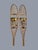 Wood Mid 20th Century Vermont Tubbs Rawhide Leather Snowshoes Wall Decor For Sale - Image 7 of 10