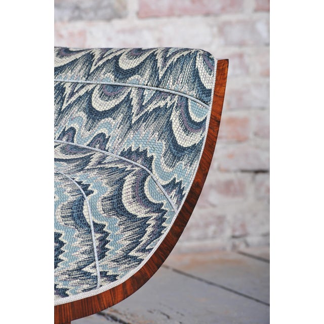 Brown Art Deco Sofa in Walnut, Czech, 1920s For Sale - Image 8 of 13