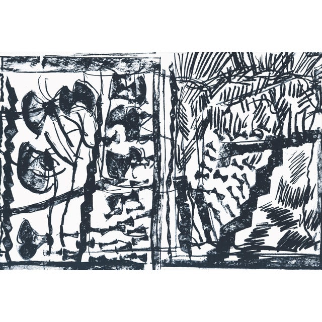 1979 Lithograph by Jean-Paul Riopelle Untitled III For Sale