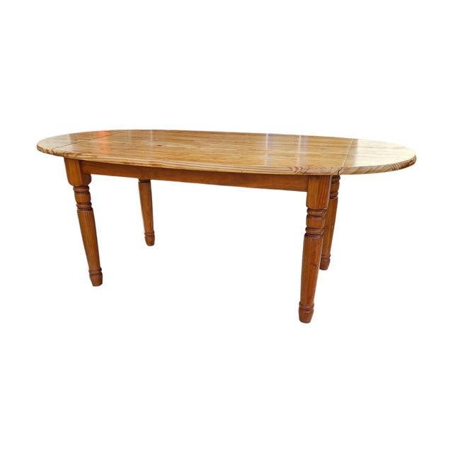 Extendable Pine Dining Table, 1970s For Sale - Image 3 of 18