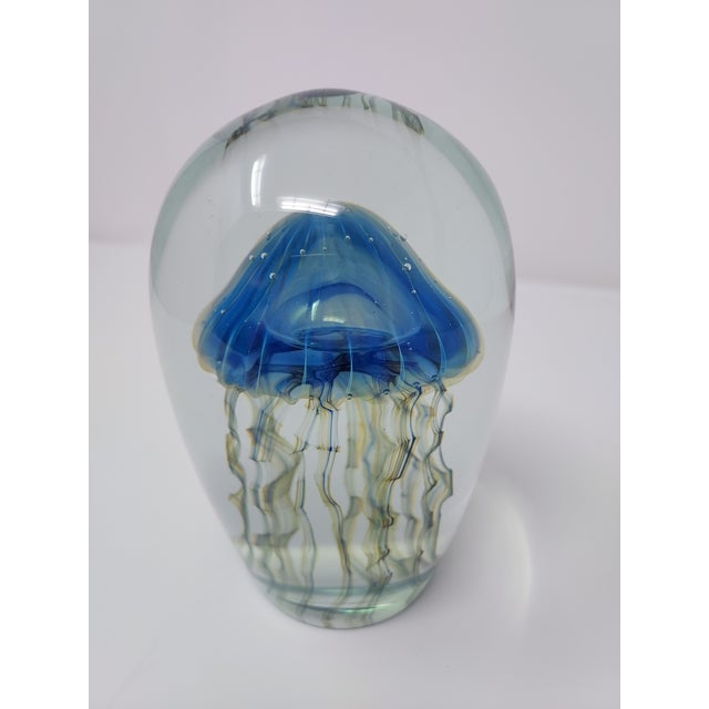 More of a sculpture than a paperweight... Robert Eickholt is a renowned glass artisan who studied glass blowing in...