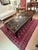 Elegant black and gold lacquer Chinoiserie style coffee table with just the right cracquelure to give it character and...