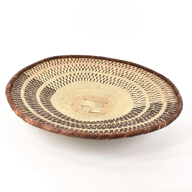 Early 20th Century Tonga Binga Basket 18.5 Inch For Sale