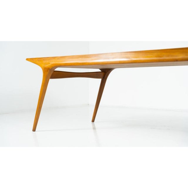 Large Mid-Century Walnut Dining Table from Carlo De Carli, 1950s For Sale - Image 6 of 18