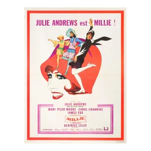 1967 Original French Movie Poster - Millie (Julie Andrews)
