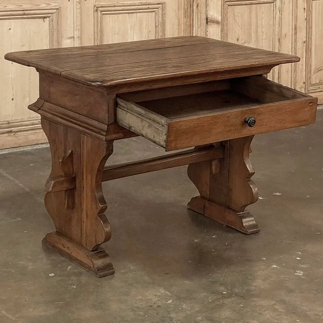 Rustic Rustic Mid-19th Century Spanish End Table For Sale - Image 3 of 13