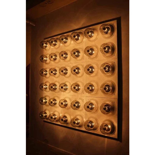 Panel Wall Lamp from Hillebrand, 1970s For Sale - Image 6 of 11