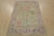 Modern Anatolia Rug 5’2” X 6’11” Gray Wool Modern Hand-Knotted Oriental Carpet For Sale - Image 3 of 13