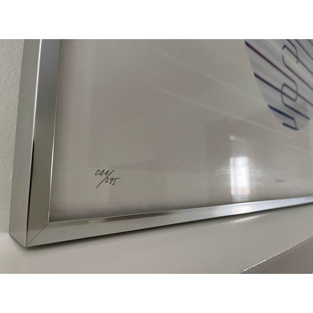Postmodern Postmodern Serigraph Signed Rafael Bogarin For Sale - Image 3 of 6