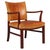 Polexim Armchair in Patinated Nature Leather by Kaare Klint, 1940s For Sale - Image 10 of 10