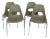 1980s Herman Miller-Style Fiberglass Shell Chairs- Set of 4 For Sale