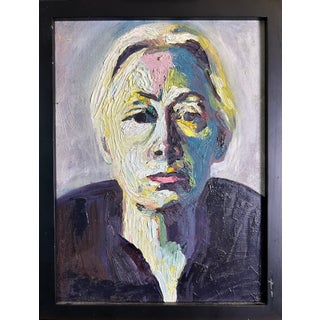 Oil Portrait Study of Käthe Kollwitz, by Emily Manning-Mingle Framed For Sale