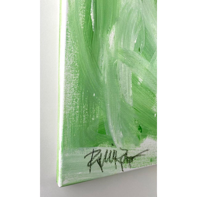 2020s "Salad Heart" Original Abstract Painting by Robbie Kemper For Sale - Image 5 of 5