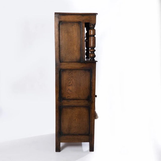 English Ipswich Oak Two Door Cupboard For Sale - Image 12 of 12