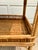 Vintage Bamboo, Rattan & Wicker Two-Tier Console Display Table With Tray Top For Sale - Image 14 of 15