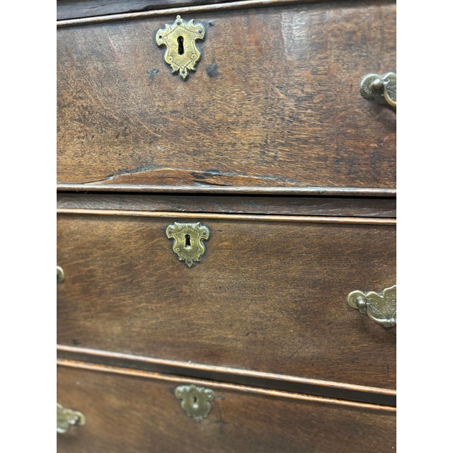 Antique English Oak Chest of Drawers For Sale In Naples, FL - Image 6 of 12