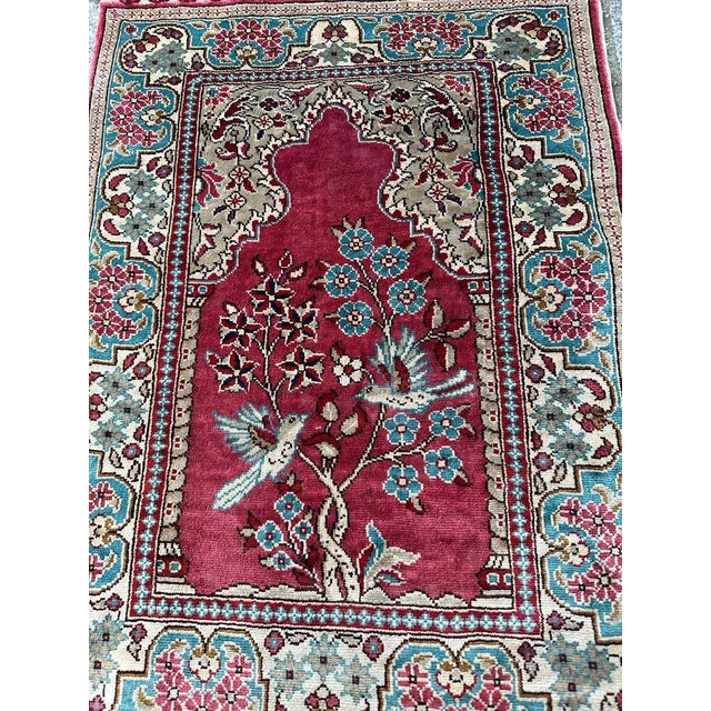 Vintage Turkish Silk Istanbul Rug, 2000s For Sale - Image 17 of 18
