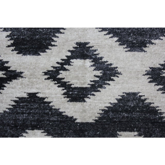 Modern Aara Rugs Inc. Hand Knotted Bamboo Rug - 9′ × 12′ For Sale - Image 3 of 4