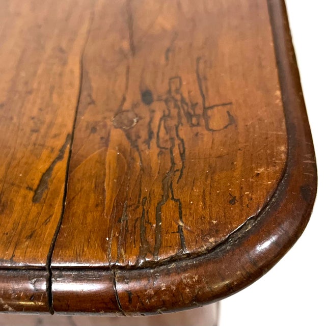 Wood Late 18th Century Louis XV French Walnut Writing or Side Table For Sale - Image 7 of 15