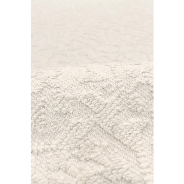 Pasargad Home Transitional Ivory Wool Area Rug, 9' 3'' X 12' 0'' For Sale - Image 4 of 7