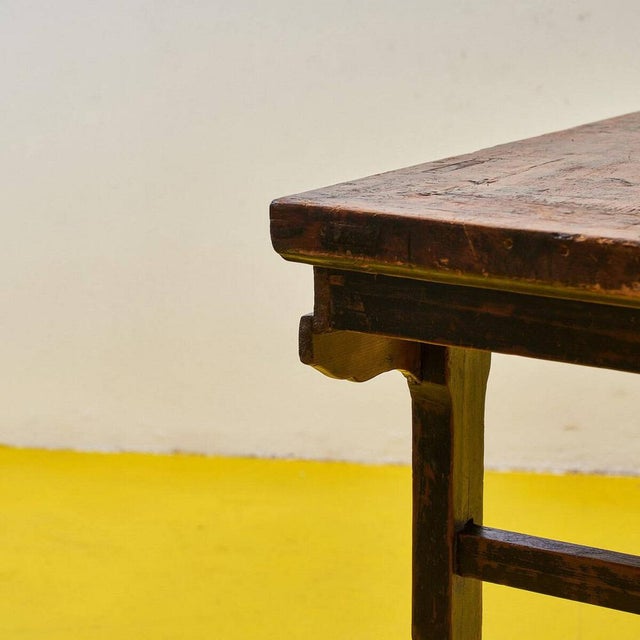 Brown Wooden Table, Early 1900s For Sale - Image 8 of 10