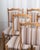 A set of six 1970s Danish oak dining chairs in the style of Henning Kjærnulf, showcasing the warm, rustic elegance of...