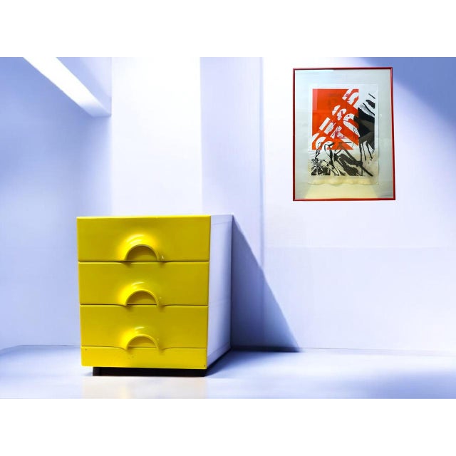 Schönbuch Quadro Set, consisting of 1 chest of drawers as well 1 umbrella stand This piece has an attribution mark, I am...
