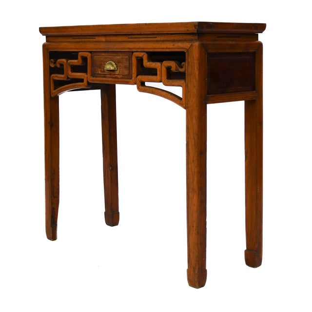 Antique Chinese Wood Altar Table For Sale - Image 4 of 8