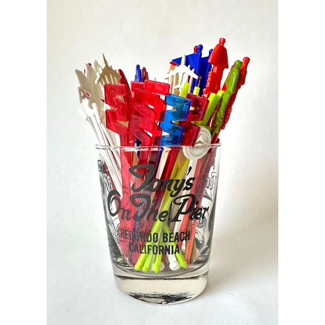 Vintage Collection of 61 Airline Swizzle Sticks For Sale - Image 4 of 12