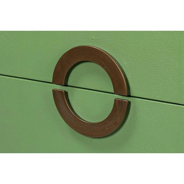 Art Deco Style Dresser in Green For Sale - Image 11 of 11