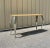 Modern Late 20th Century Modern Squiggle Leg Console Sofa Table With Wooden Top For Sale - Image 3 of 13