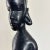 Mid 20th Century Vintage Hand-Carved African Figural Statue in Ebonized Wood For Sale - Image 5 of 9