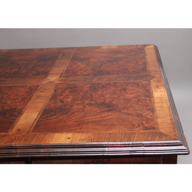 Late 19th Century Antique Walnut Partners Desk, 1890 For Sale - Image 5 of 16