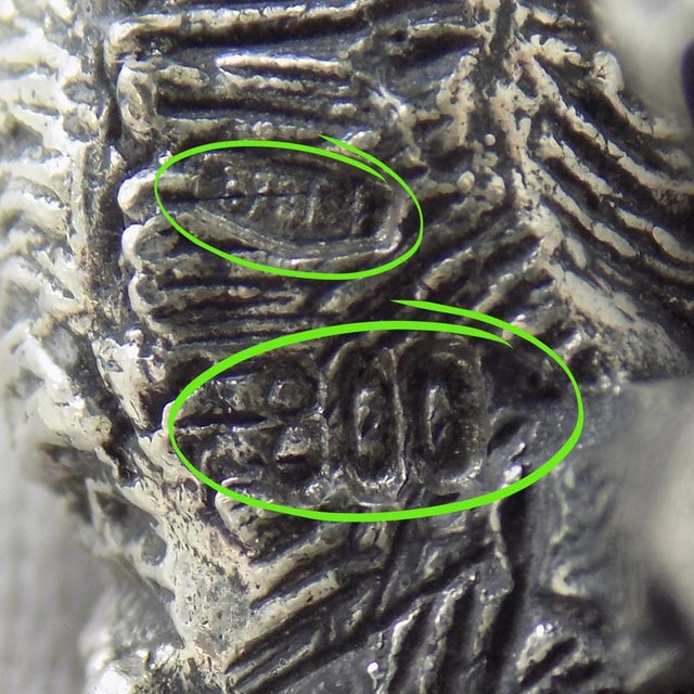 Metal Vintage Italian Genuine Silver Sheep Detailed Figurine, 1970s For Sale - Image 7 of 11