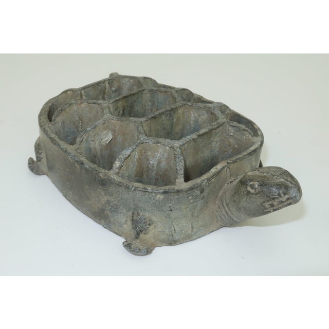 Vintage Japanese Stacking Turtle Flower Frogs, Set of 4 For Sale In Atlanta - Image 6 of 13