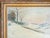 American Early 20th Century American Luminist Winter Landscape Painting by William Van Zandt For Sale - Image 3 of 16